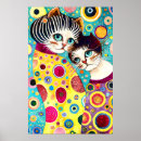 Suche nach eine coole katze poster Retro