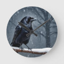 Suche nach schwarzer rabe wanduhren Vogelvogel