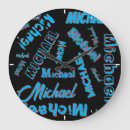 Suche nach schwarze farbe wanduhren Monogramm