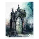 Suche nach halloween friedhof poster Vintag