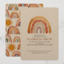 Suche nach modern shower baby einladungen Boho