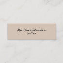 Suche nach taupe visitenkarten Schlicht