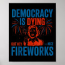 Suche nach demokratie poster Flagge