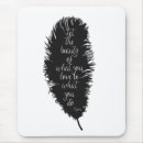 Suche nach schwarze federn mousepads Weiß