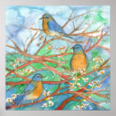 Suche nach bluebird poster Vogelmalerei