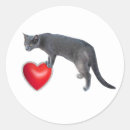 Suche nach graue katze aufkleber Rot