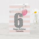 Suche nach mädchen 6 geburtstag karten Rosa