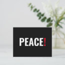 Suche nach roter frieden postkarten Typografie