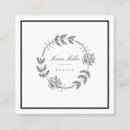 Suche nach flores visitenkarten Schwarz