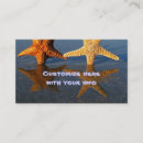 Suche nach seestern visitenkarten Blau