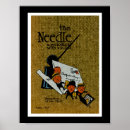Suche nach nadel poster Vintag