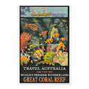 Suche nach vintage fische poster Großes barriereriff