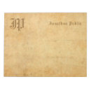 Suche nach altes papier notizblock Monogramm
