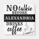 Suche nach kaffeeliebhaber magnete Typografie