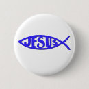 Suche nach jesus fische buttons Christus