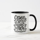 Suche nach abenteuer tassen Typografie
