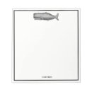 Suche nach wal notizblock Ozean