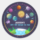 Suche nach weltraum party aufkleber Boy