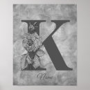 Suche nach monogramm k poster Elegant