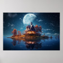 Suche nach hütten poster Mond
