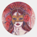 Suche nach rote maske aufkleber Mardi gras