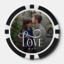 Suche nach liebe poker chips Typografie