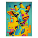 Suche nach giraffen cartoon poster Abstrakt