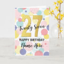 Suche nach 27 geburtstag karten Elegant