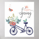 Suche nach niedliches fahrrad poster Frühlingsblumen