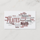 Suche nach pilates lehrer visitenkarten Trainer