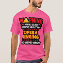 Suche nach opernliebhaber tshirts Sängerin