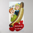 Suche nach der hotdog poster Vintag