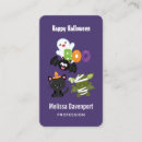 Suche nach geister visitenkarten Halloween