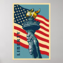 Suche nach erleuchtet poster Freiheitsstatue