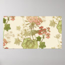 Suche nach rosa blumenmuster poster Vintag