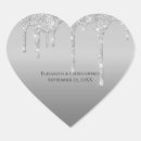 Suche nach silberne herzen aufkleber Bride