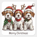 Suche nach fox terrier aufkleber Frohe weihnachten