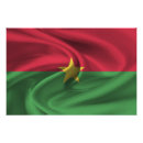 Suche nach burkina faso poster Flagge