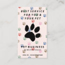 Suche nach haustiergeschäft visitenkarten Hundetraining