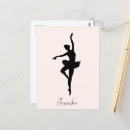 Suche nach tanzen silhouette postkarten Ballerina
