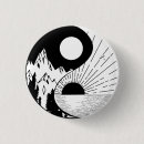 Suche nach yin und yang buttons Schwarz weiß