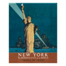 Suche nach vintage new york city poster Freiheitsstatue