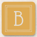 Suche nach gold und weiß untersetzer Mit monogramm