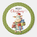 Suche nach weihnachtskuh magnete Niedlich