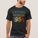 Suche nach legende seit 1954 tshirts Geburtstag