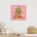 Suche nach rosa weihnachtsbaum poster Retro