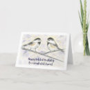 Suche nach chickadees karten Aquarell