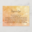 Suche nach tigeraugen poster Inspirierend