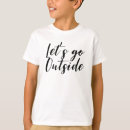 Suche nach draußen tshirts Typografie