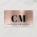 Suche nach gebürstetes metall visitenkarten Monogramm